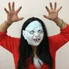 Masque d'Halloween Masques de fantômes d'horreur Masque en latex Zhen Son Noir Cheveux longs Masque de tête de sirène terroriste Effrayant Robe de fête d'Halloween Livraison gratuite