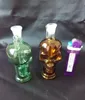 Os de crâne de narguilé en verre coloré, livraison aléatoire de couleur, accessoires de narguilé en verre en gros, accessoires de bong en verre, livraison gratuite