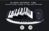 61 Tuşlar 128 Sentezlenmiş Tonlar 100 Ön Ayarlı Ritimler Üstün Roll Up elektrikli piyano ile çocuklar için yumuşak tuşlar