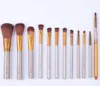 New Hot makeup 12 Pcs/set brush NUDE 3 Makeup Brush kit Sets for eyeshadow blusher Cosmetic Brushes TooL DHL Free Shipping