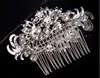 2015 New Arrival Luxuoso Pesado Cristal Cabelo Combs Pérolas Acessórios Para o Cabelo de Casamento Tiaras De Noiva Cabeça Jewel TS00093