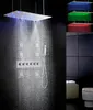 5 Water Functions Work Together Or Separately 80X40 CM Rain Swash Atomizing Shower Head Bathroom LED Shower Faucet Set 00880x401690566