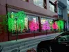 屋外LED人工桜の木の照明クリスマスツリーランプ1248PCS LED 6フィート1 8m高さ110VAC 220VAC雨プルーフドロップ277N