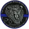 Top Quality The Righteous Are Bold As A Lion Patch For Law Enforcement Real Man Chest Jacket Iron on Patch Free Shipping