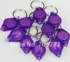 UV Purple Money Detector Party LED Keychain UV-Light torch flashlight for Party Gift Protable Light Keychains Car key Id Currency Passports