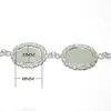 5 개의 빈 베젤에 맞는 Beadsnice filigree bracelet po bracelet setting cabochons 크기 13 x 18mm 뱅글 블랭크 ID 26737672676