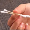 Hela 5bag Ear Clean Cosmetic Cotton Ear Head Health Makeup Kosmetik smycken Clean Cotton Stick Swab Cotton Buds Wood Pad 2894363