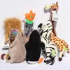 Madagascar Alex Marty Melman Gloria jouets en peluche singe zèbre lion girafe hippopotame pingouin jouets en peluche 25cm 6pcs / lot