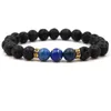 20Colors 8mm Black Lava Stone bead Bracelet Aromatherapy Essential Oil Diffuser Bracelet for women men Jewelry