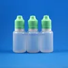 100pcs 20 ml plastikowe butelki z plastikową ldpe z manipulacją widoczne dziecięce dowód na podwójne zabezpieczenia Złodziej Safe i sutki ściskane butelki
