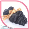 On Sale 1 Piece Loose Wave Hair Weave Brazilian Virgin Human Hair Bundles Unprocessed Wavy Loose Curly Hair Extensions Wholesale 12-26"