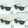 Vintage Mens Sport Sunglasses Designer Wood Sun Glasses Round Frame Cool Black Eyewear 4 Colors 12pcs lot