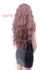 26inch ombre цвета длинный парик объемная волна парики из синтетических волос для девочек светлые волосы для женщин полезные волосы лучшее качество рождественские шапки парики