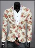 Hurtownia Top Garnitur Kurtka Dla Mężczyzn Terno Masculino Garnitur Blazers Kurtki Traje Hombre Męskie Casual Blazersize S-XXL