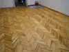 다각형 나무 바닥재 사이딩 배 Sapele 나무 바닥 나무 왁스 나무 바닥 러시아 오크 나무 바닥 날개 나무 바닥재