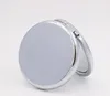 جديد جيب مرآة الفضة فارغة المرايا المدمجة كبيرة ل diy ماكياج التجميل مرآة حفل زفاف هدية
