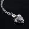 316L Stainless Steel Heart Pendant Chain Necklace Ashes Jewelry Cremation Memorial Urn Keepsake Openable Put in Ash Lockets Box