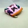 New Women's Design Canvas Butterfly Printed Mini Coin Money Bag Purse Wallet 12Pcs/lot Free Shipping