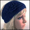 Kobiety Szydełka Pałąk Dzianina Hairband Kwiat Winter Ear Warmer Headwrap Crochet Kwiat Ear Warmer Włosy Akcesoria Do Włosów Darmowa Wysyłka