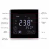 Wöchentlich programmierbarer Fußbodenheizungsthermostat, LCD-Touchscreen, Raumtemperaturregler, Thermostat, weiße Rückseite, l2250145