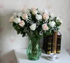 silk rose flower wedding decorative and home kitchen room decoration cheap good quality free shipping SF0212