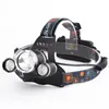 Free Shipping 2016 New Arrival 3x T6 LED 5000Lm 3T6 Rechargeable Headlamp Head light + Battery + Charger + Car Charger+USB Cab3817792