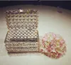 Crystal Beaded Jewelry Box for wedding decoration