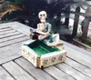 Gratis verzending groothandelaren nieuwe Mahjong hars schedel asbak persoonlijkheid, productgrootte 12,5 * 8,5 * 12,5 cm, gepersonaliseerd cadeau jongen