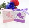 5cm5cm5cm Square Sward Favors Boxes Wedding Candy Box Silk лента Свадебная сущность и подарки.