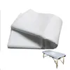 Disposable White Massage Bed Sheet Flat Table Cover Waterproof 10 Sheets a Pack