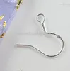 200pcs lot Sterling 925 Silver Clasps & Hooks Earring Findings Fishwire Hooks Jewelry DIY 15mm fish Hook Fit Earrings246q