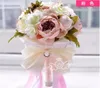 Vintage Pristian Zouboutin Artificial Bridal Flower Wedding Bouquet Flowers Bridal Brosch Bouquet Bridesmaid Flower Bouquet9771449