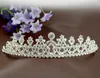 2021 Tani Girls Tiaras Korony Pałąk Klipy Do Włosów Rhinestone Biżuteria Bridal Włówka Korona Tiaras Kryształy Faszynatorów Opaska