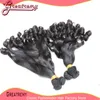 Greatremy® Aunty Funmi Hair Extensions Natural Color Brazilian Human Virgin Hair Weft Spiral Curl Double Drawn Bouncy Curls Hair Bundles