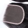 Bellahair Peruvian Hish Hair Sefts مع إغلاقات حريرية مستقيمة على الرأس الكامل تمديدات الشعر 4 حزم تضيف 1pcs إغلاق الدانتيل الطبيعي 8-30 بوصة