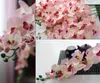 Silk Single Stem Moth Phalaenopsis Orchid Flower Stem 80cm/31.5" Length Artificial Cymbidium Butterfly Orchids for Wedding Centerpieces 5 Colors Available