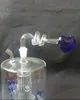 Frete grátis por atacado - 2015 novo 2 espiral de vidro transparente filtro de cor pêssego coração queima pote, vidro Hookah / acessórios de vidro bong, local