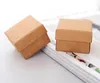 High Quality Jewelry Box Lovers Ring Box Gift Package Kraft paper Box For Women Jewelry Storage box display 5 5 3 8cm247y