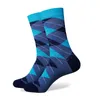 Wholesale- Match-Up hot sale casual new style men's combed cotton colorful socks  man dress knit socks free shipping us size(7.5-12)