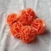 9cm 100st 9 Färger Tillgängliga Konstgjorda Silk Carnation Flower Heads Mors dag DIY Smycken Headings Headware