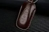 حامل تغطية مفتاح جلدي أصلي لـ Ford Focus 3 Kuga EcoSport Cmax Mondeo Fusion Smart Remote Key Case حامل المفتاح R6162857