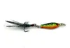 HENGJIA vendita calda 200 pz/lotto affondamento esche da pesca 4 colori 2.5 cm 6.4g testa di piombo jig esca attrezzatura da pesca con piuma