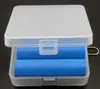 50pcs portátil 18650 caja de la batería que sostiene 4 PCS 18650 Caja de almacenamiento de batería Multi Colores para 18650 18350 14500 Batería