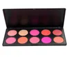 DHL-freie neue professionelle Rouge-Palette mit 10 Farben, Make-up, kosmetisches Rouge, Make-up-Rouge-Puder-Palette mit Logo