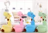 Dorimytrader 28'' / 70cm Giant Stuffed Soft Plush Cute Large Cartoon Giraffe Deer Kid Sofa Tatami, 4 Colors, Free Shipping DY60511