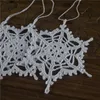 Crochet Snowflake Hängande Ornament Vinter Dekorationer Virkade Ornament Vit Virkade Snöflingor Handgjorda Ornament Spetsar Snowflake Of SD12