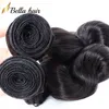 Brazylijskie włosy Virgin Remy Human Hair Extensions Wefts 3pcs/Lot Naturalny kolor luźny fala w obszarze