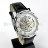 New Famous Brand Winner Luxury Fashion Casual Stainless Steel Men Mechanical Watch Skeleton Watch For Men Dress