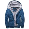 Wholesale-Hot Sale 2015 Winter Wadded jacket Coat with hood male Hoodies Men Sweatshirt thickening sweatshirt Plus velvet baseball uniform