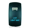 5Pin LASER Spot Lights Rocker Switch On-off Light Light Light 20A 12V blu
